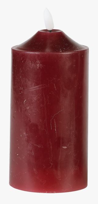 hemtex Alora led-pöytäkynttilä viininpunainen