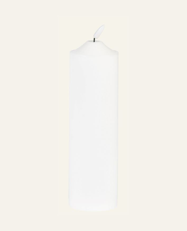 Led-pöytäkynttilä valkoinen - 7,5x7,5x10 cm valkoinen - 1