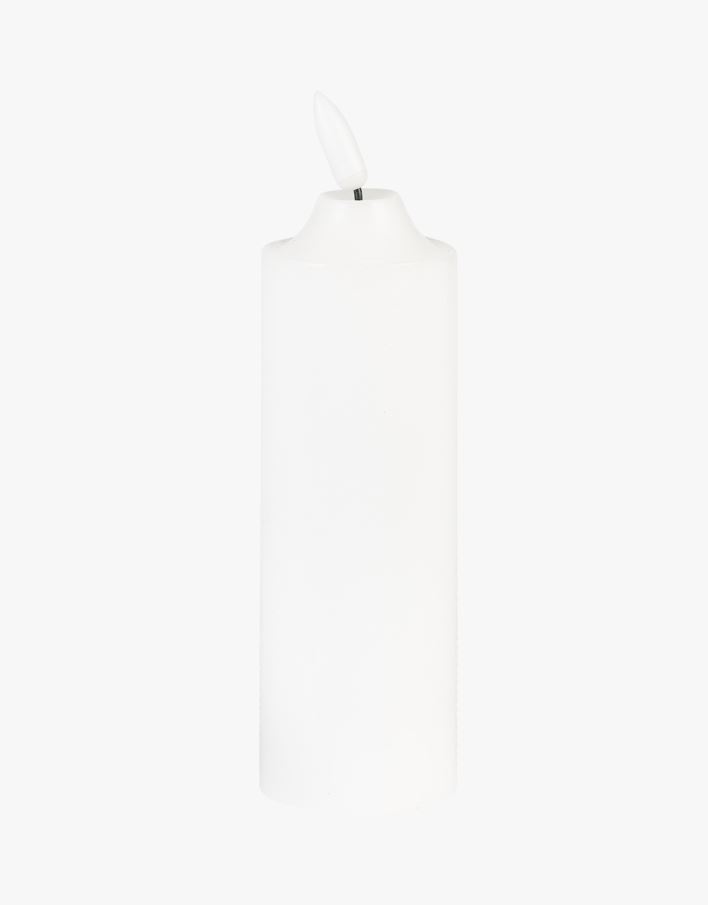 Led-pöytäkynttilä valkoinen - 5x5x25 cm valkoinen - 1