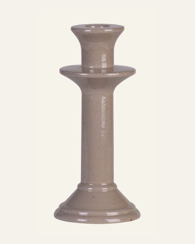 Kynttilänjalka hiekka - 8,4x8,4x18,6 cm hiekka - 1