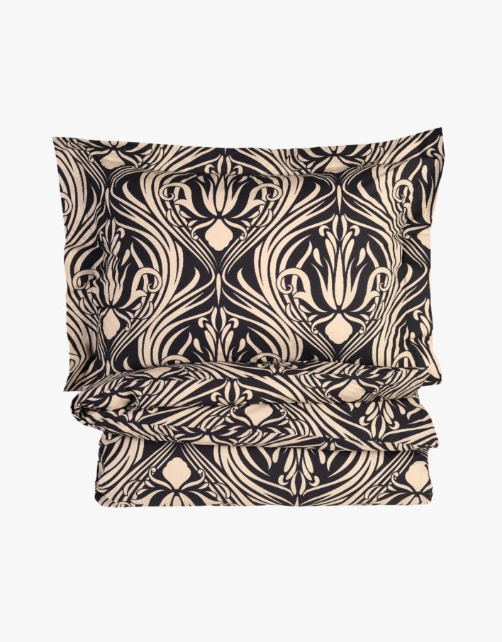 Milly percale pussilakanasetti percalea musta - 230x220 cm musta - 1
