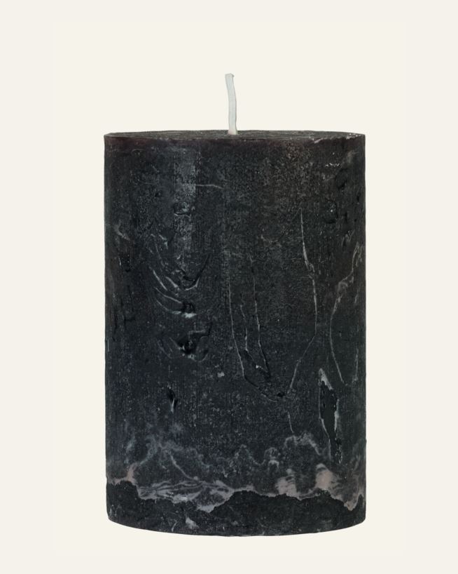 Pöytäkynttilä musta - 7x10 cm musta - 1