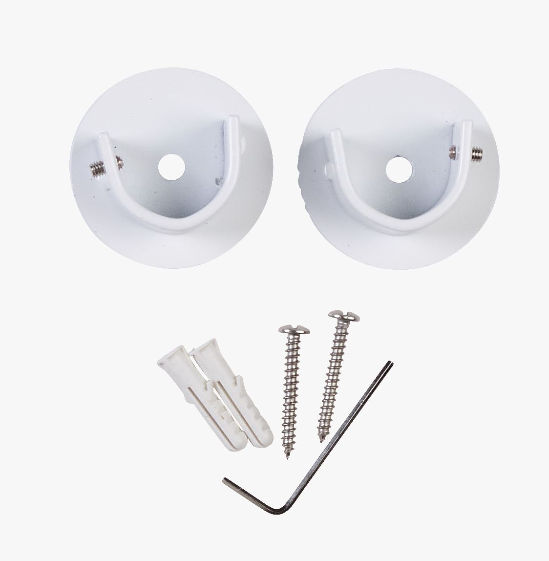 Verhotangon sisäkiinnike ikkunakarmille valkoinen - 2