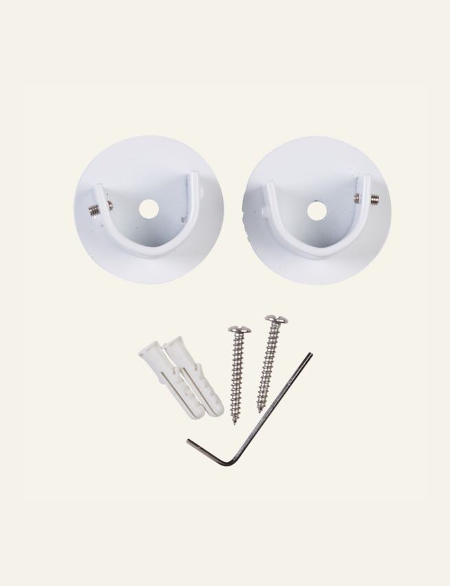 Verhotangon sisäkiinnike ikkunakarmille valkoinen - 2