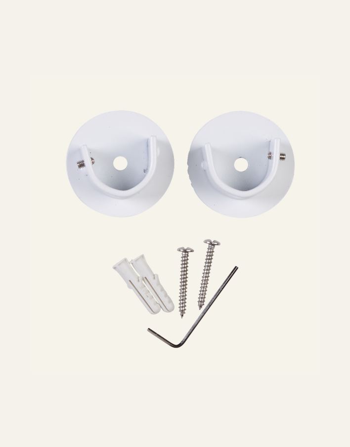 Verhotangon sisäkiinnike ikkunakarmille valkoinen - 2