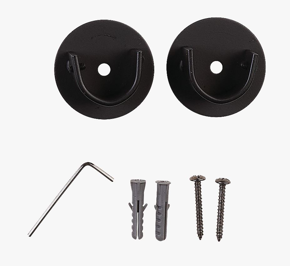 Verhotangon sisäkiinnike ikkunakarmille musta - 2