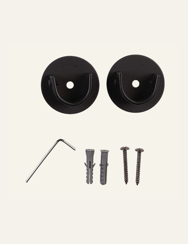 Verhotangon sisäkiinnike ikkunakarmille musta - 2