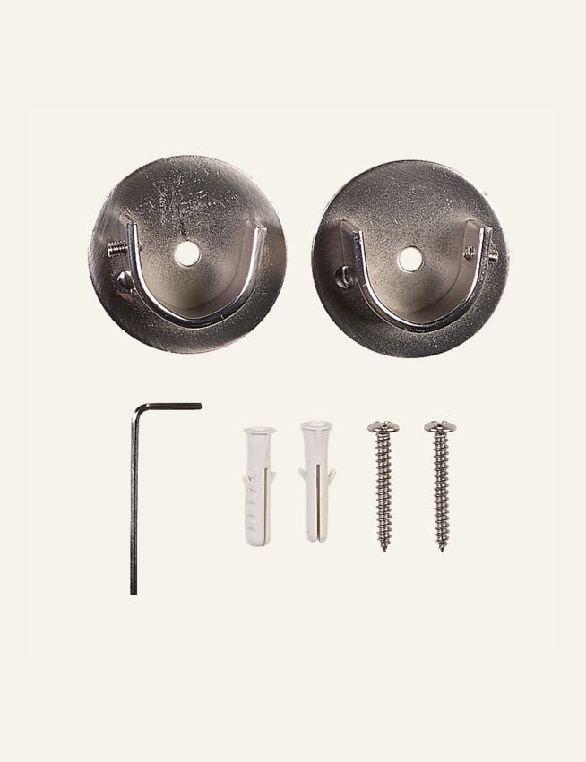 Verhotangon sisäkiinnike ikkunakarmille teräs - 2