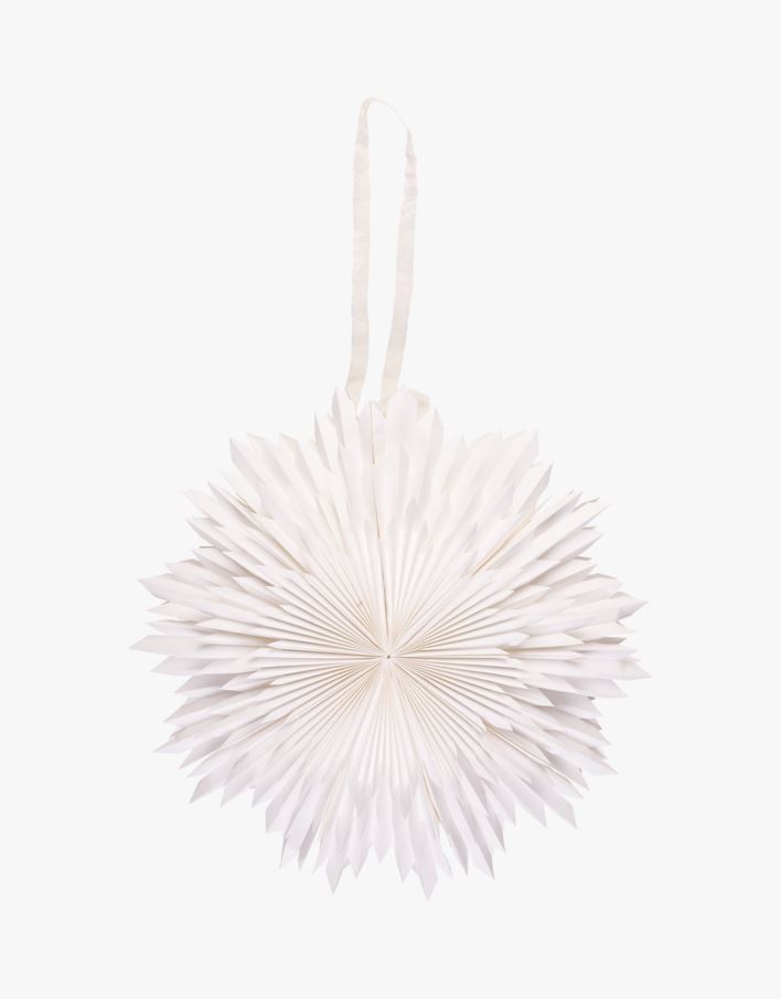 Paperitähti valkoinen - ø70 cm valkoinen - 1