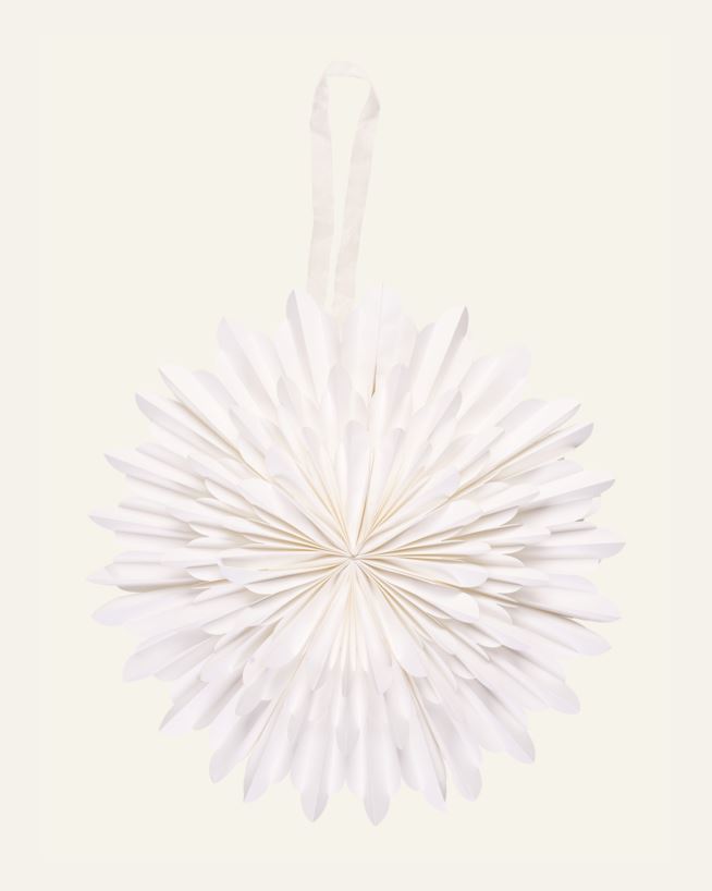 Paperitähti valkoinen - ø60 cm valkoinen - 1