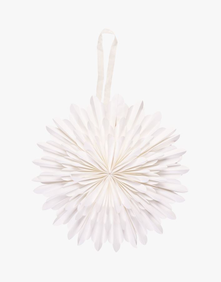 Paperitähti valkoinen - ø 60 cm valkoinen - 1