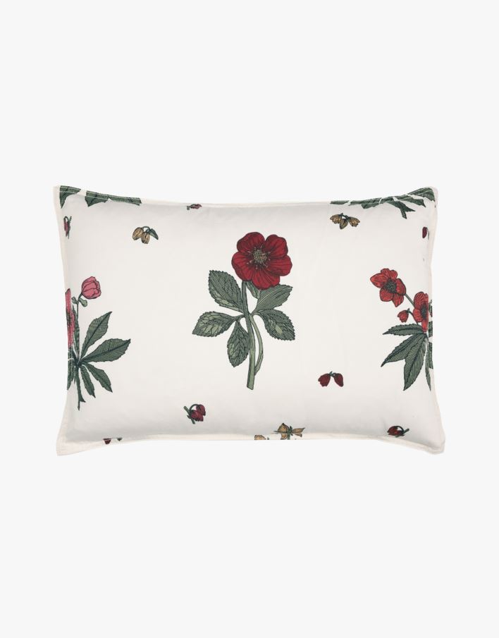 Helle flower koristetyyny moniväri/punainen - 40x60 cm moniväri/punainen - 1