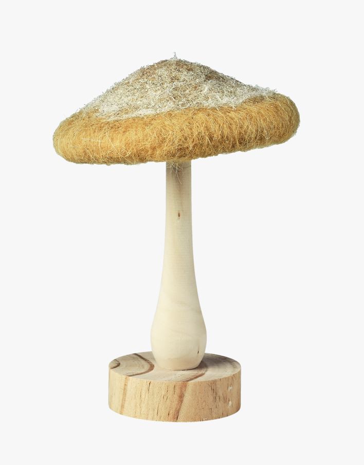 Mushroom koriste moniväri/keltainen - 7x7x13,5 cm moniväri/keltainen - 1