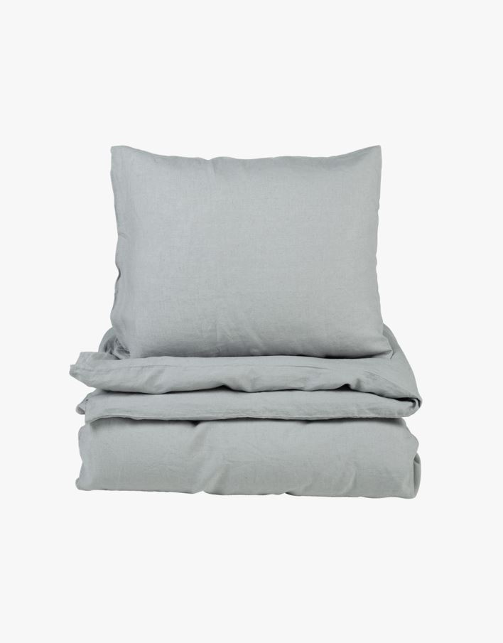 Pussilakanasetti harmaa - 230x220 cm harmaa - 1