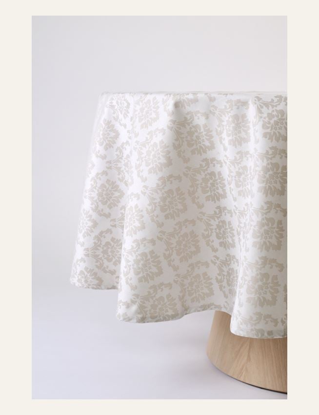 Pintakäsitelty pöytäliina beige - 4