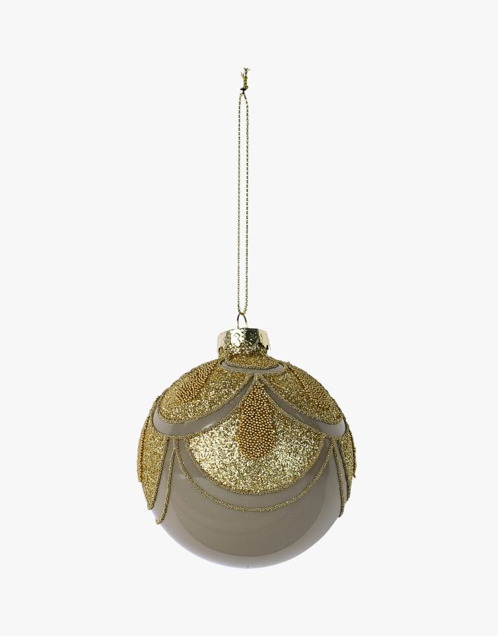 Joulupallo harmaa - ø 8 cm harmaa - 1