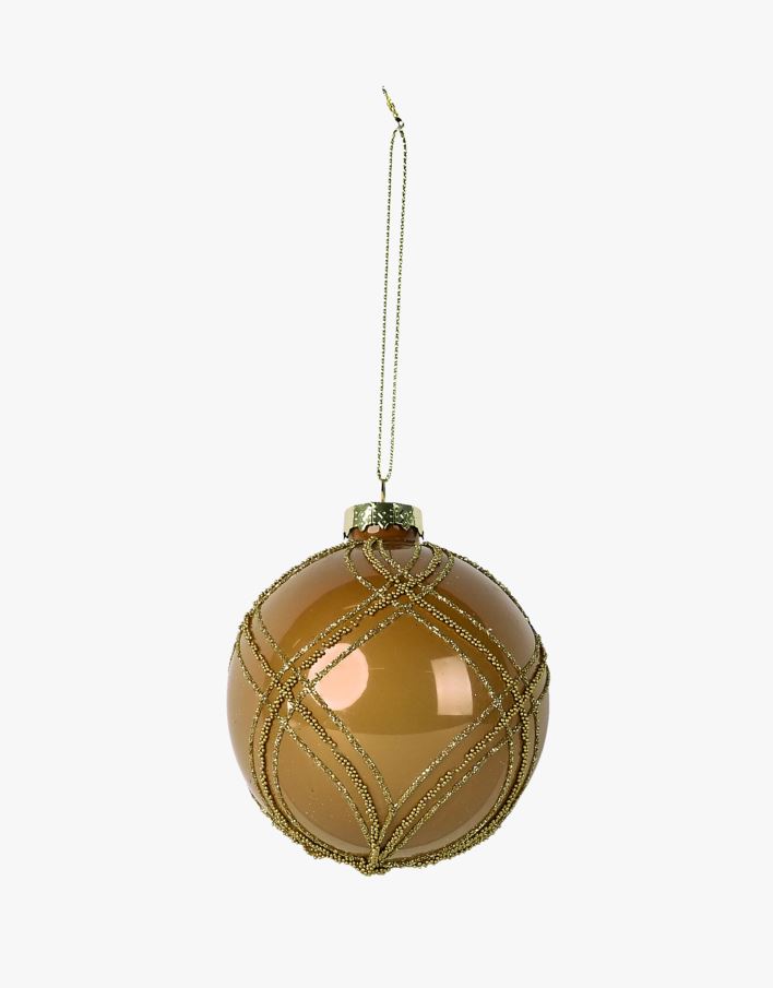 Joulupallo kameli - ø 8 cm kameli - 1