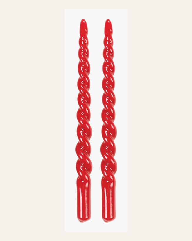Kruunukynttilä punainen - 2x29 cm punainen - 1