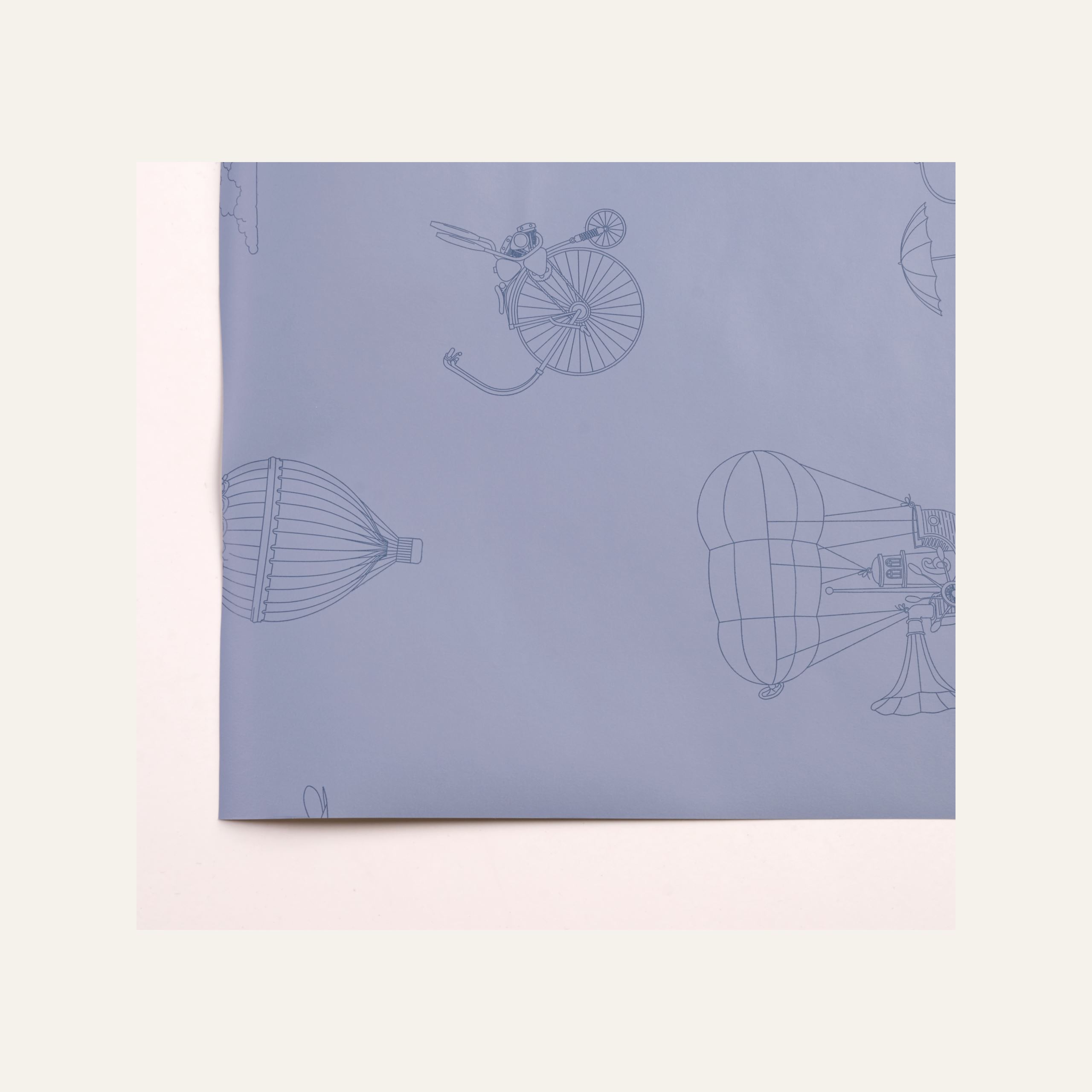 Tapettinäyte sininen - 2