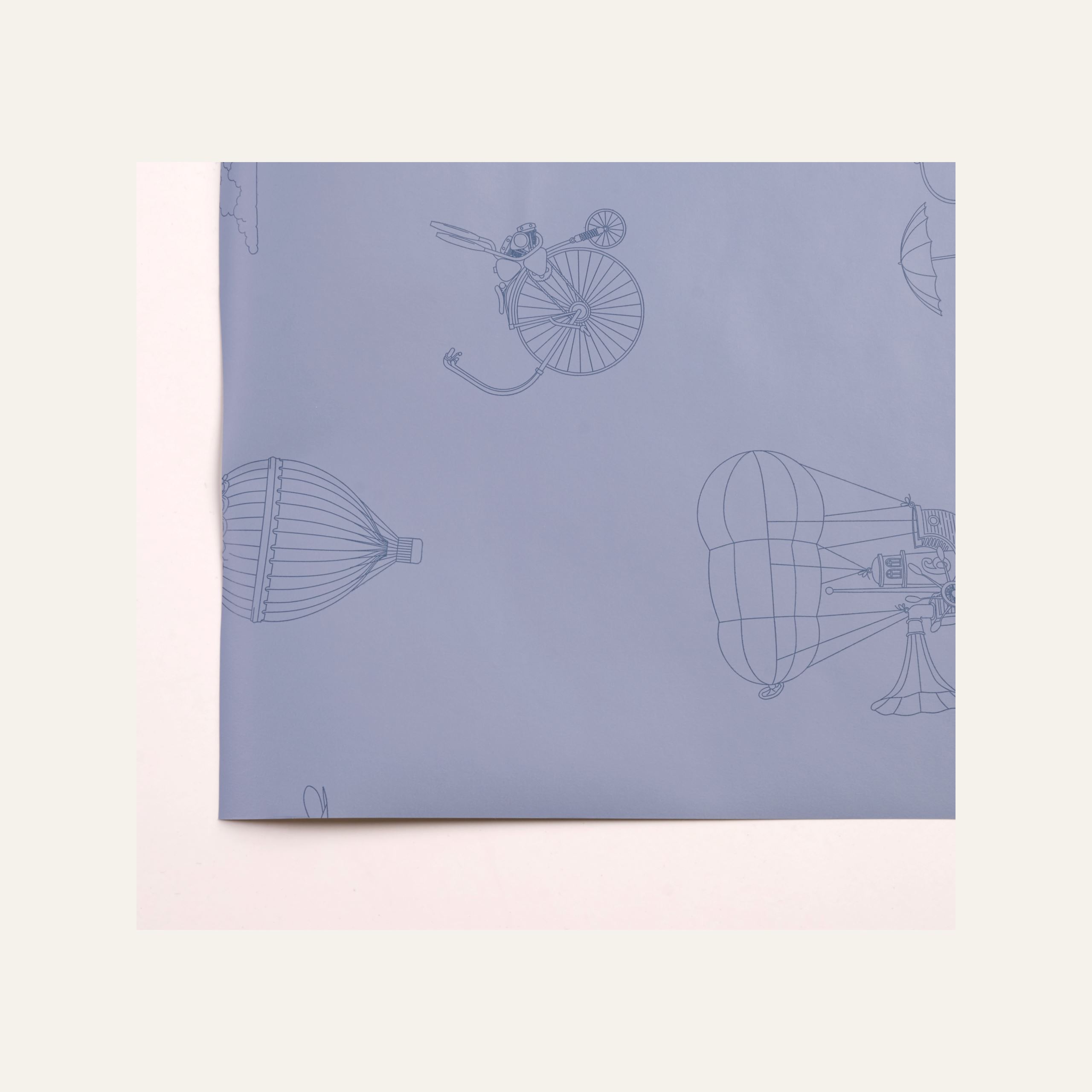 Tapettinäyte sininen - 2