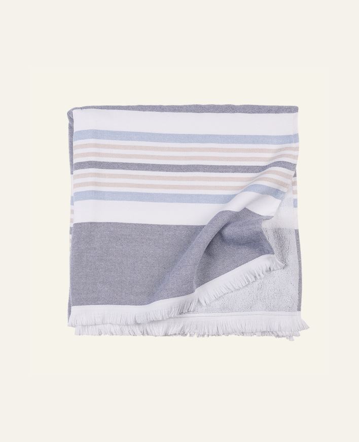Kylpypyyhe moniväri/sininen - 75x150 cm moniväri/sininen - 1