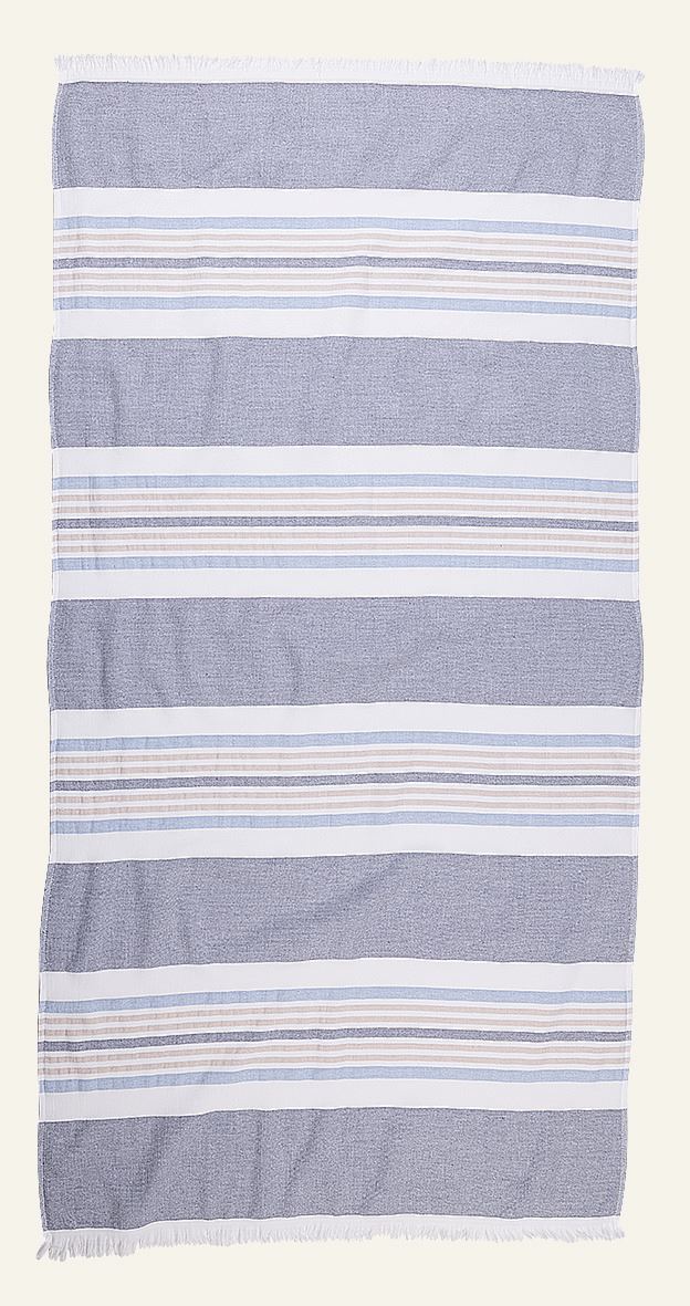 Kylpypyyhe moniväri/sininen - 3