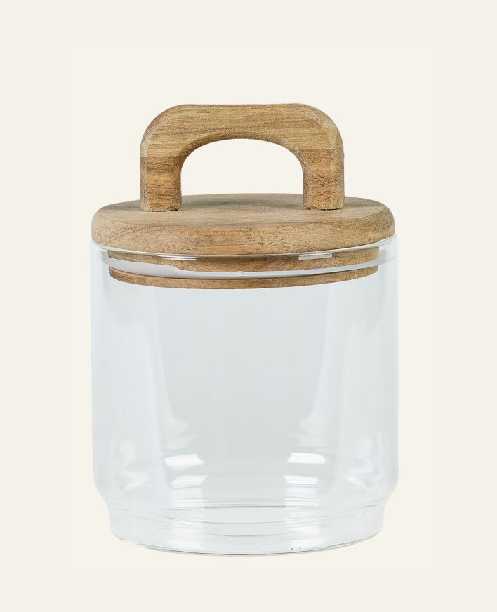 Säilytyspurkki läpikuultava - ø10 x h30,5cm läpikuultava - 1
