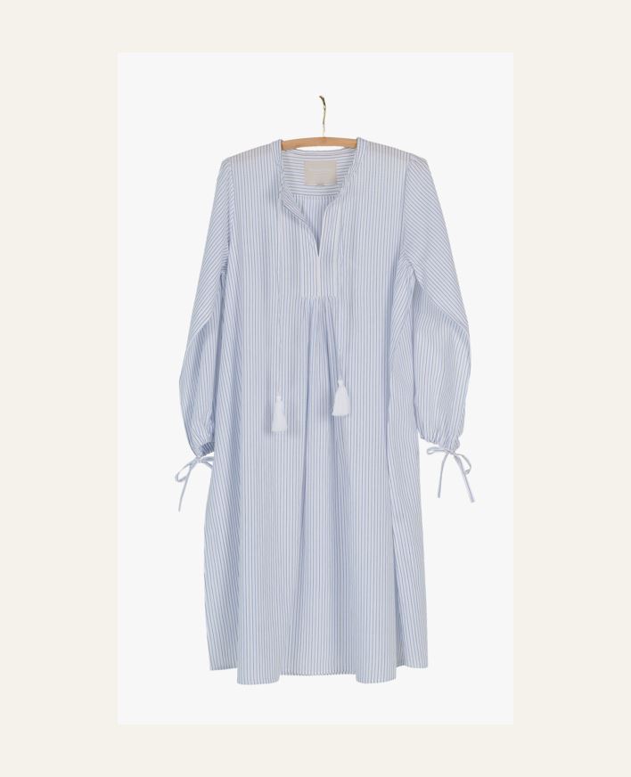 Yöpaita sininen - S/M sininen - 1