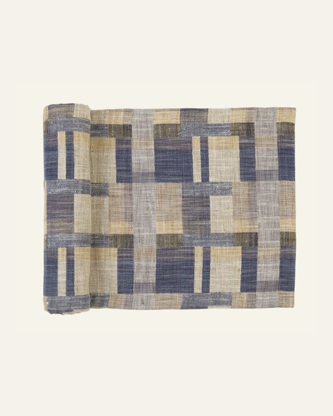 Kaitaliina moniväri/sininen - 35x120 cm moniväri/sininen - 1