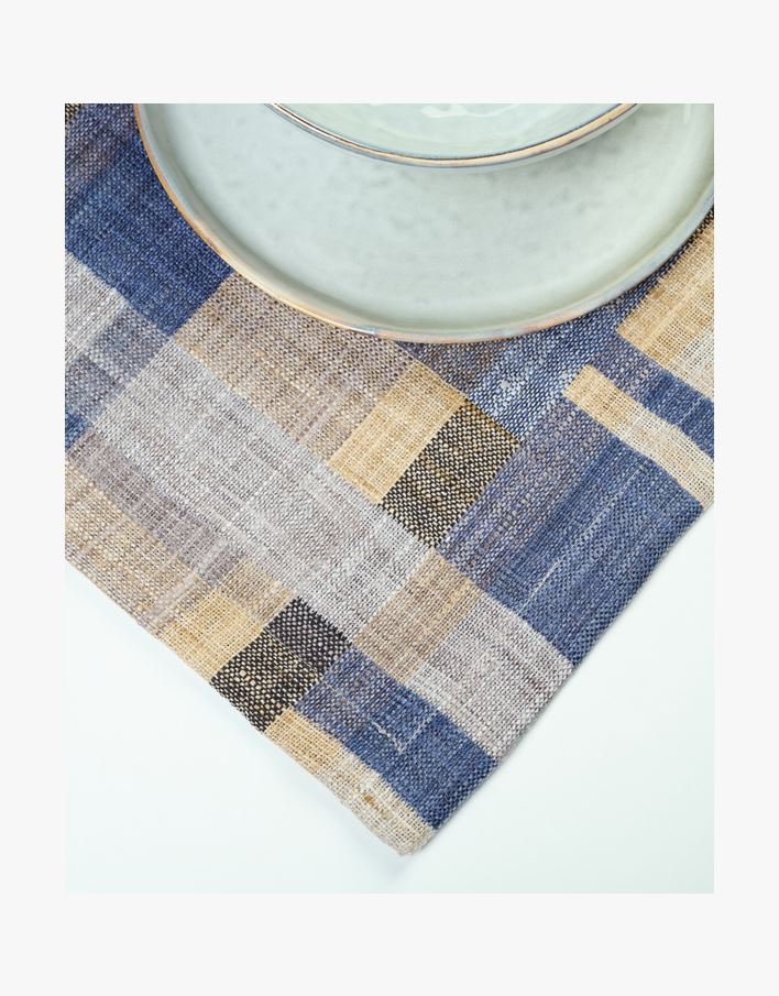 Patchwork tabletti moniväri/sininen - 35x45 cm moniväri/sininen - 1