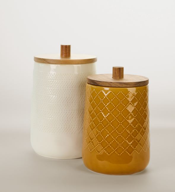 Säilytyspurkki keltainen - 4