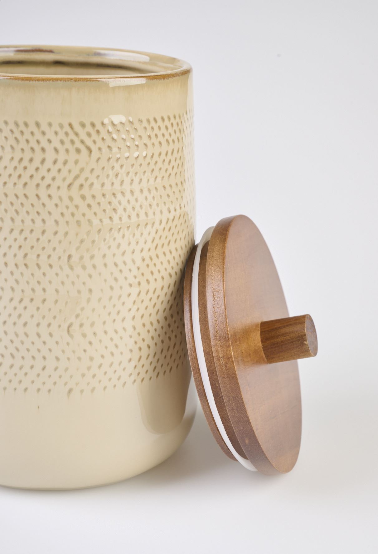 Säilytyspurkki beige - 2