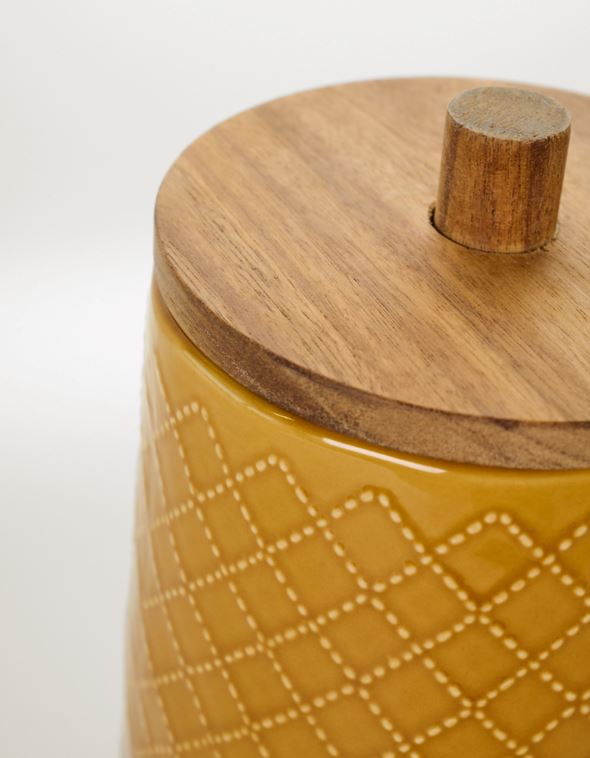 Säilytyspurkki keltainen - 3