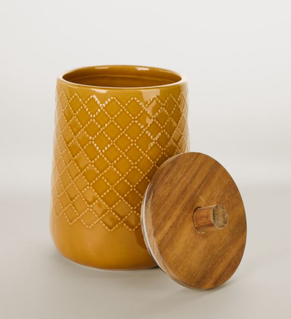 Säilytyspurkki keltainen - 2