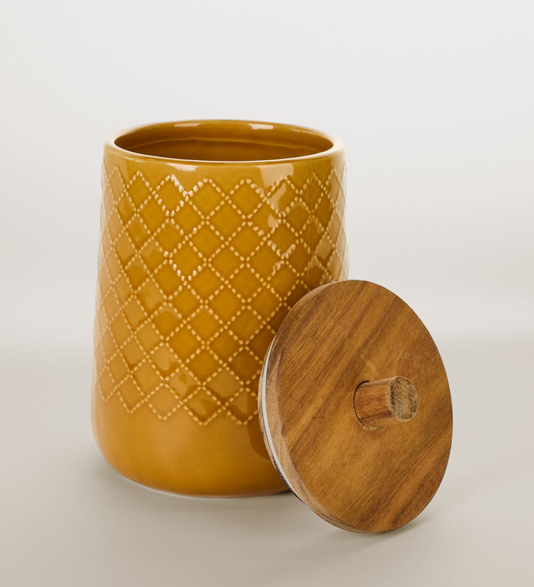 Säilytyspurkki keltainen - 2