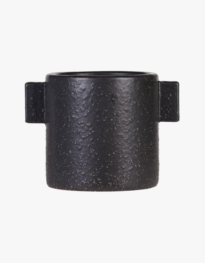 Kukkaruukku musta - 19x13,5x13,5 cm musta - 1