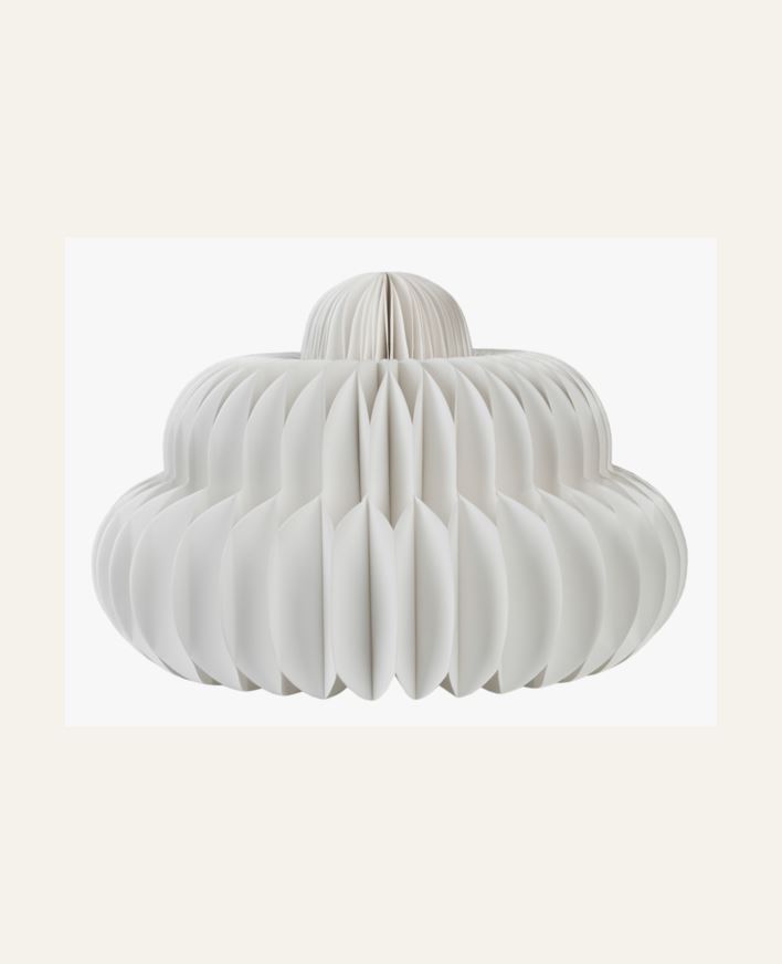 Lampunvarjostin valkoinen - 25x40 cm valkoinen - 1