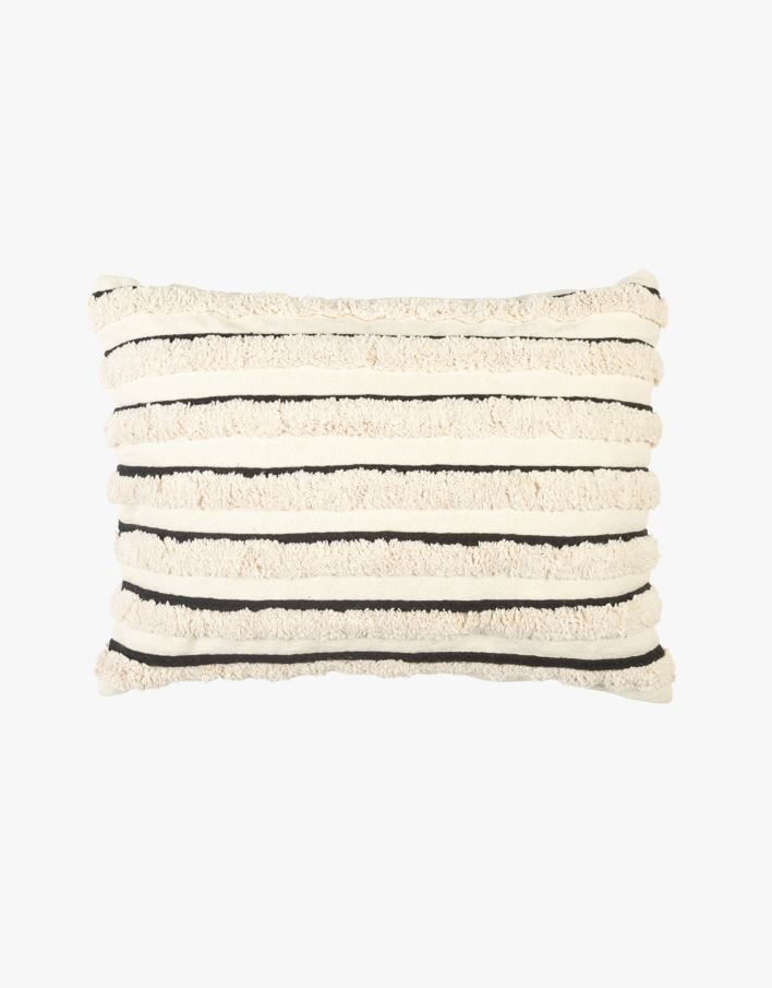 Koristetyynynpäällinen musta/valkoinen - 40x60 cm musta/valkoinen - 1