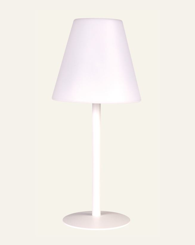 Ladattava pöytävalaisin valkoinen - 20x45 cm valkoinen - 1