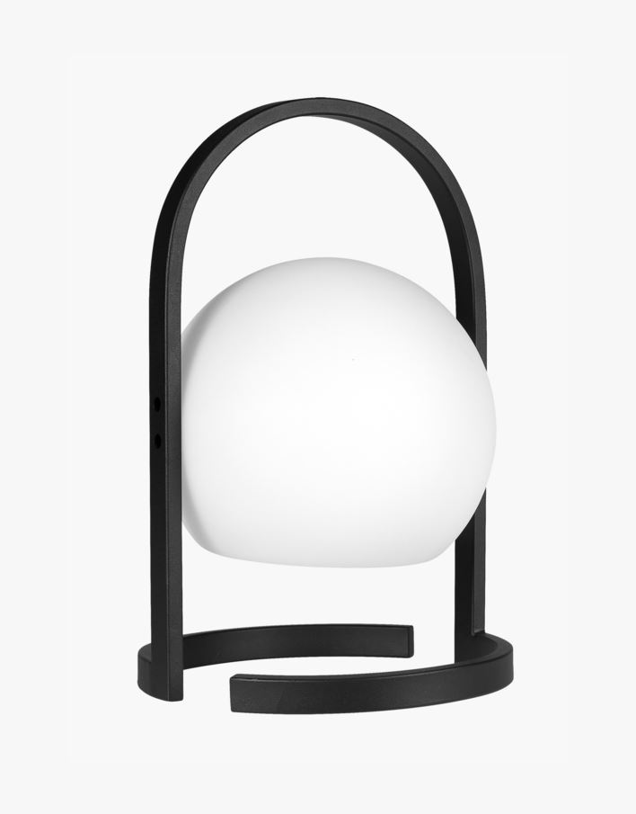 Led-lyhty musta/valkoinen - 22x34 cm musta/valkoinen - 1