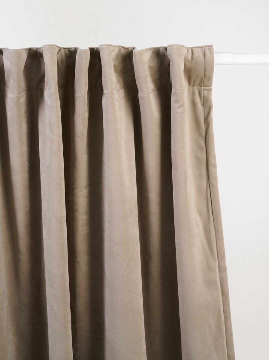 Pimentävä verho harmaanruskea - 2