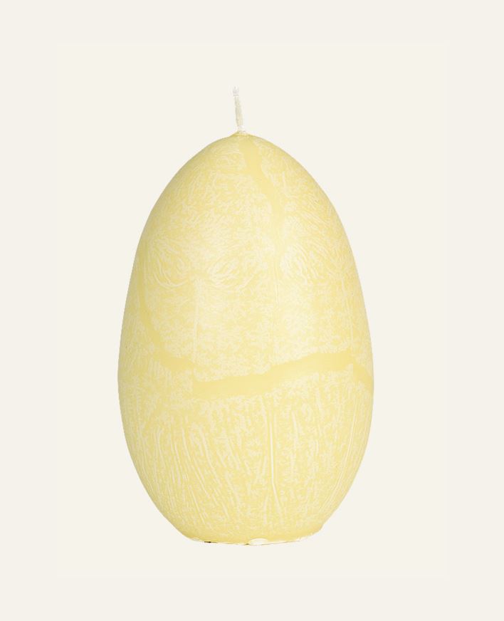 Koristekynttilä vaaleankeltainen - 8x8x12 cm vaaleankeltainen - 1