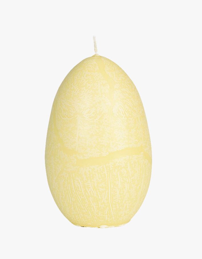 Koristekynttilä vaaleankeltainen - 8x8x12 cm vaaleankeltainen - 1