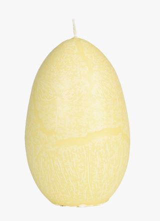 Easter Goose Egg koristekynttilä vaaleankeltainen