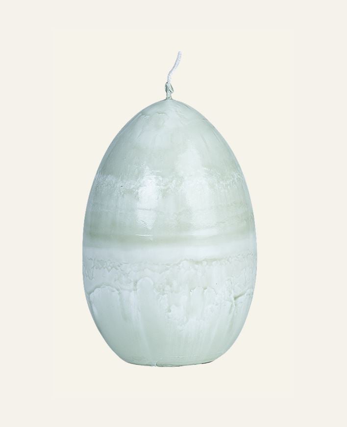 Koristekynttilä harmaa - 8x8x12 cm harmaa - 1