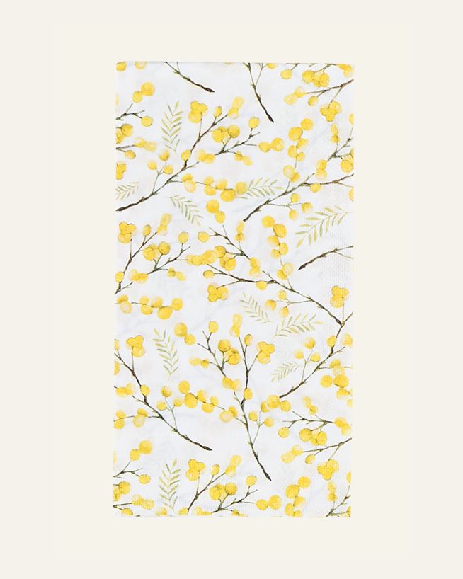 Ruokapaperiservetti keltainen - 33x42 cm keltainen - 1