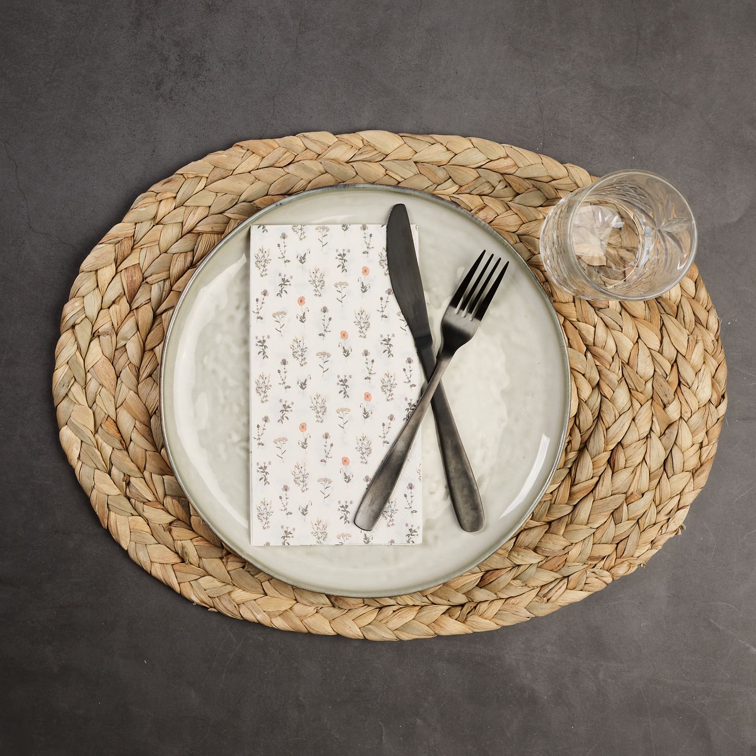 Ruokapaperiservetti roosa - 2