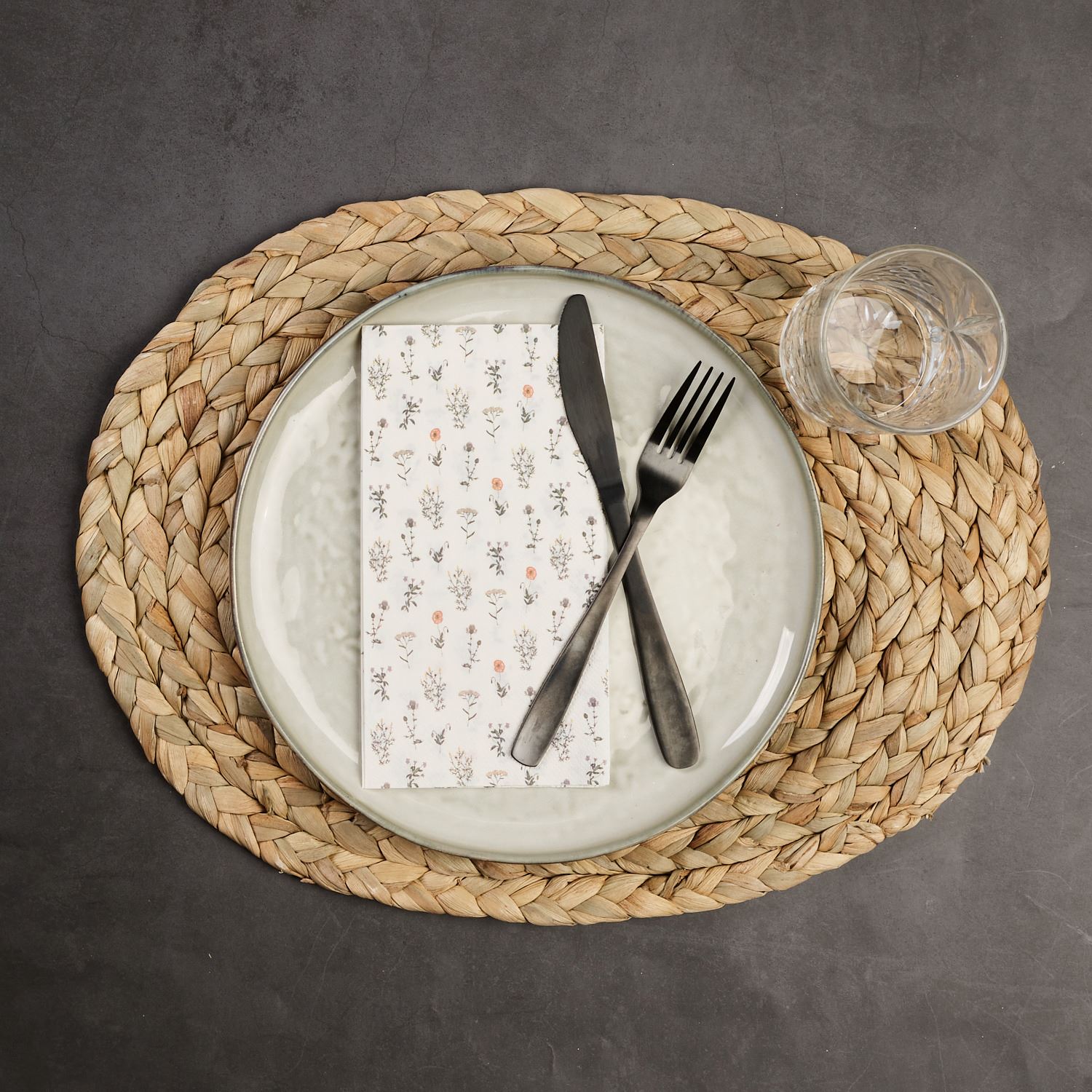 Ruokapaperiservetti roosa - 2