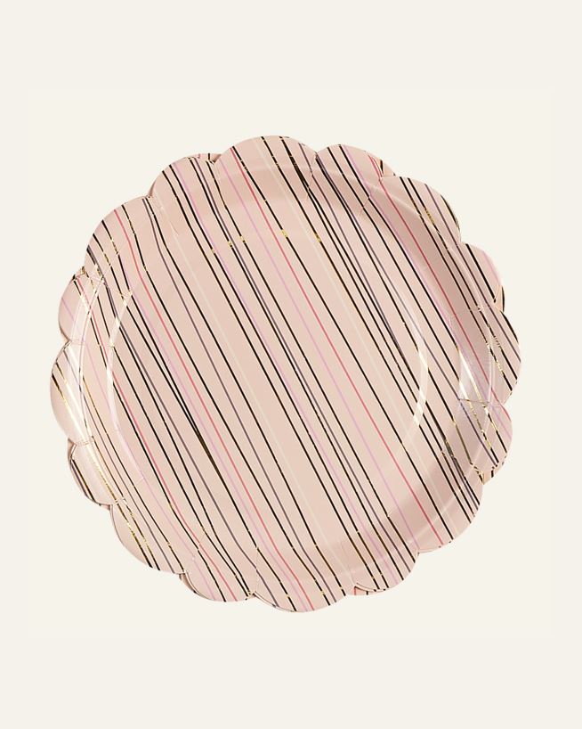 Kertakäyttölautanen moniväri - ø 22,5 moniväri - 1