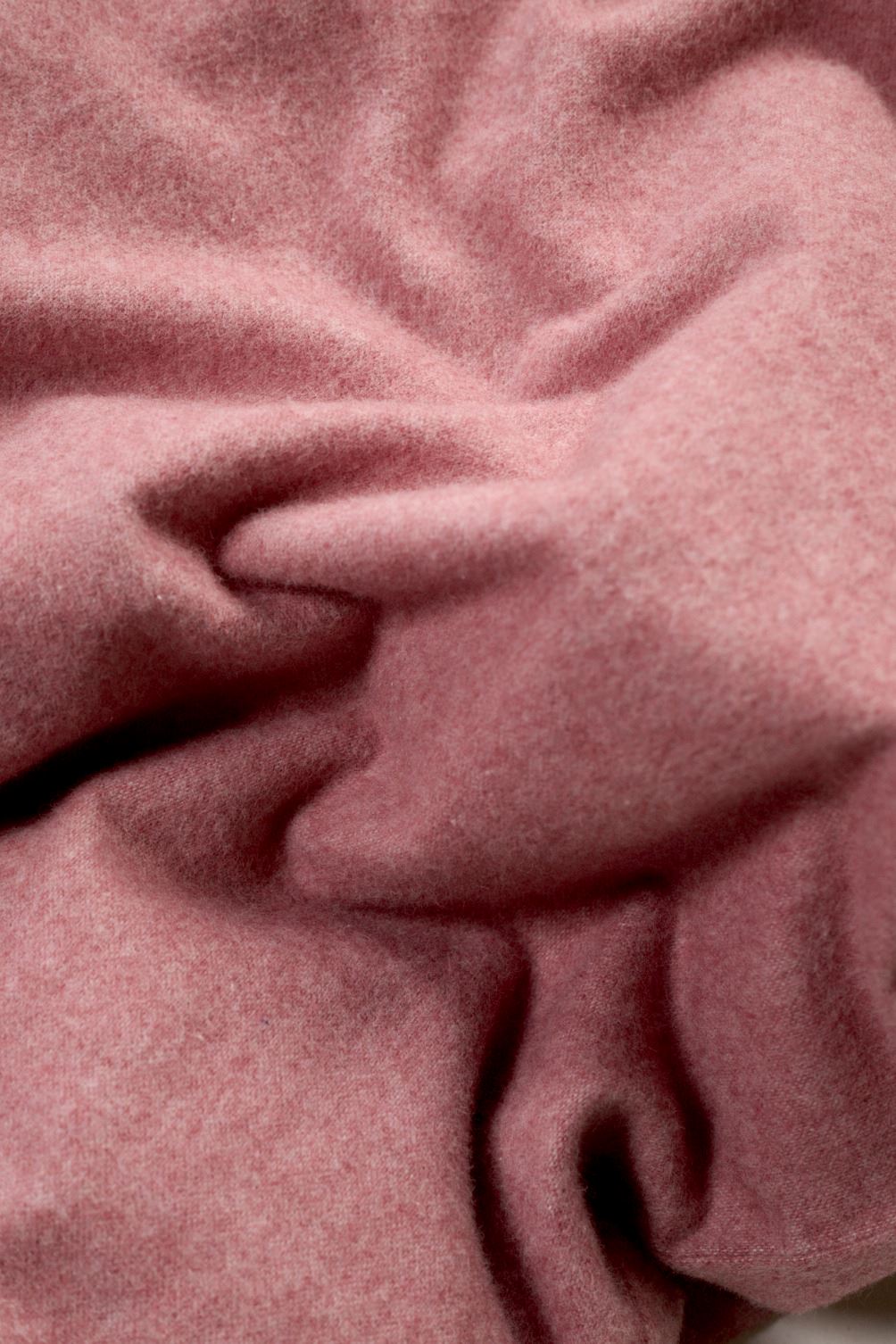 Pussilakanasetti lankavärjättyä flanellia vanha roosa - 3